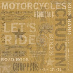 Karen Foster Motorcycle Paper - Collage