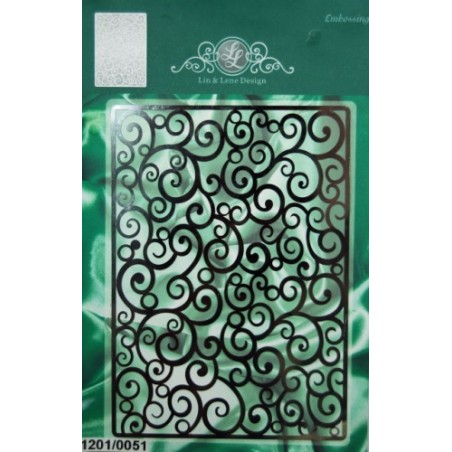 Lin & Lene Embossing Stencil - Fantasy Background