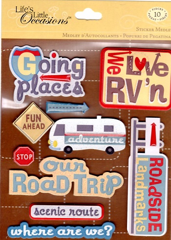 K&Company Life\'s Little Occasions Sticker Medley-RV