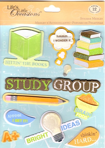 K&Company Life\'s Little Occasions Sticker Medley-Study Group