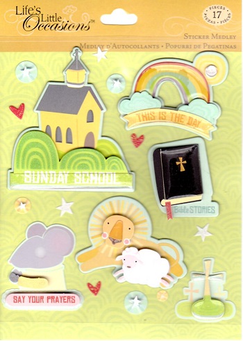 K&Company Life\'s Little Occasions Sticker Medley-Sunday School