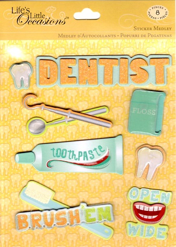K&Company Life\'s Little Occasions Sticker Medley-Dentist