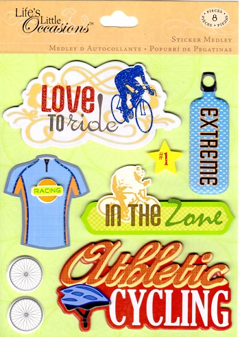 K&Company Life's Little Occasions Sticker Medley-Cycling