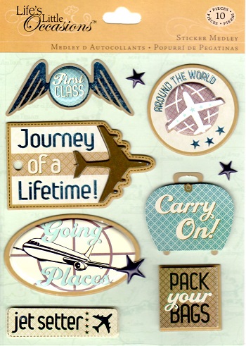 K&Company Life's Little Occasions Sticker Medley-Travelling