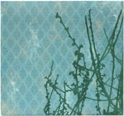 MBI Flocked Scrapbook 12" x 12" - Turquoise Branches