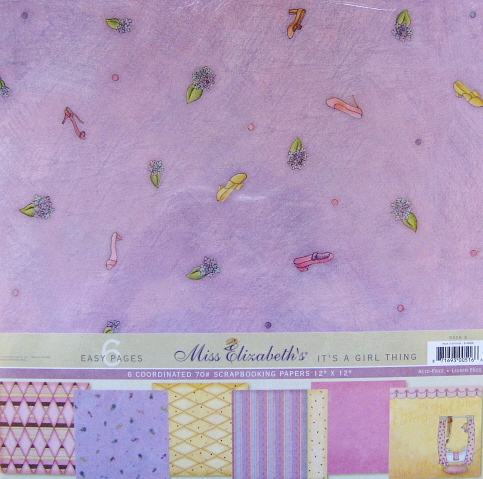 Miss Elizabeth's Paper Pack - 12" x 12" - It's A Girl Thing
