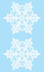 Mrs. Grossman's Laser Cut Stickers - Snowflake