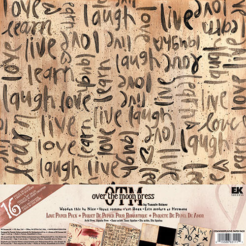 OTM Wooden this be Nice Love Paper Pack