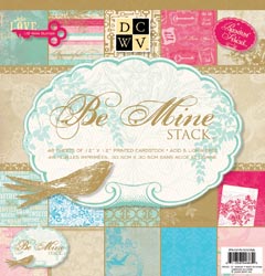 DCWV Be Mine Stack 12\" x 12\" - 48 sheets