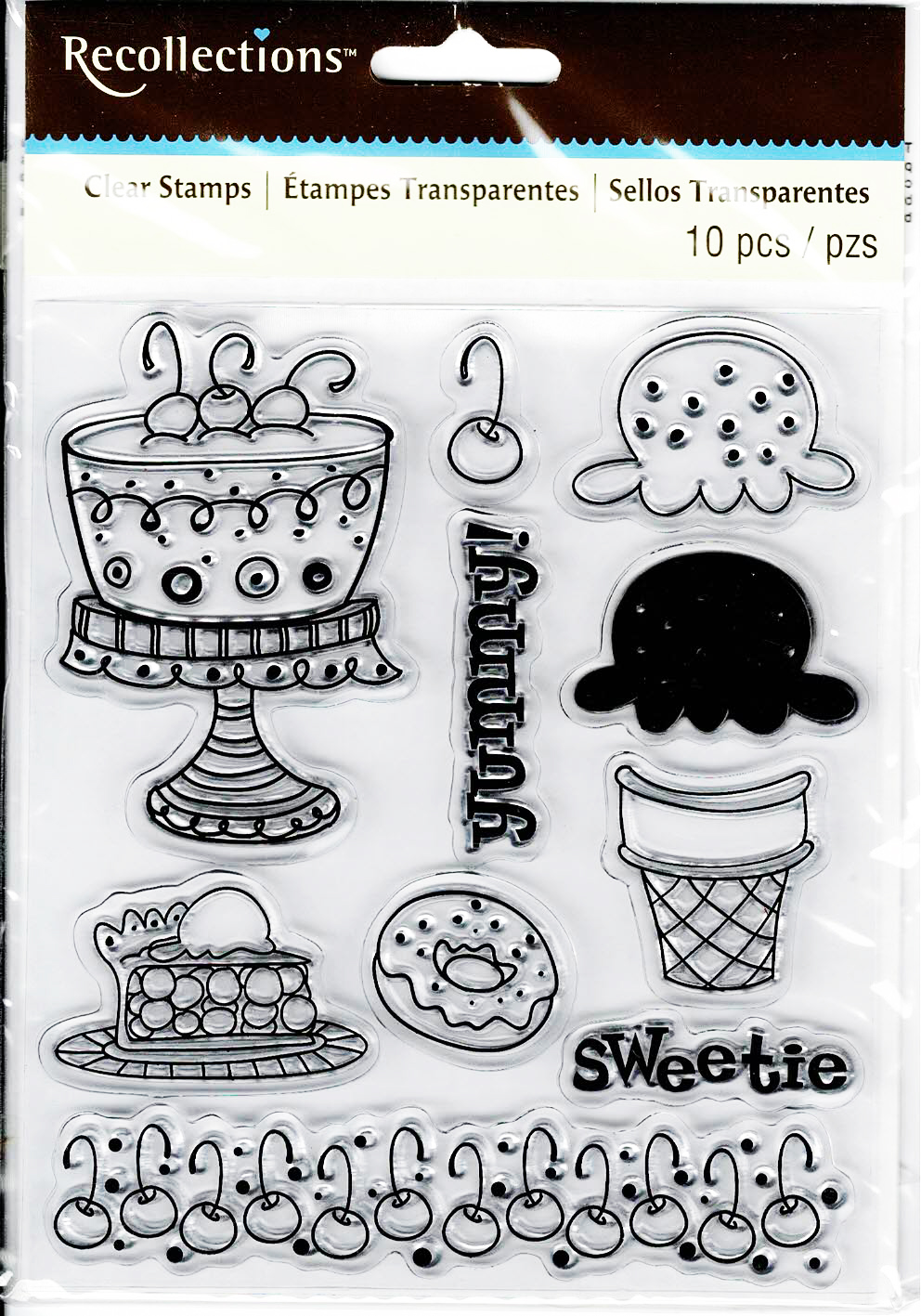 Recollections Clear Stamps 4.75\" x 5.5\" - Sweet Treats