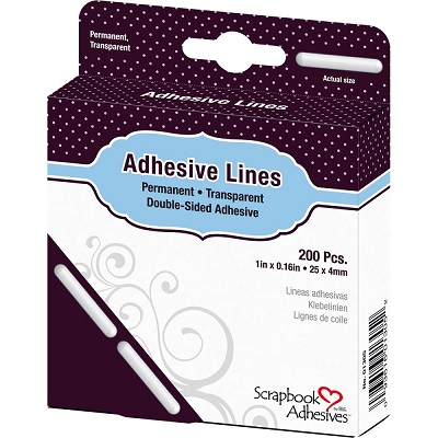 Scrapbook Adhesives Adhesive Lines - 200 1" Lines