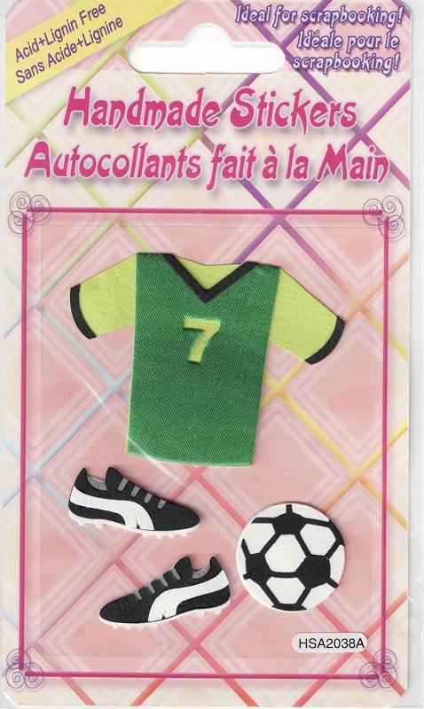 Handmade Stickers - Small - Sports - Soccer
