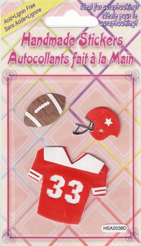 Handmade Stickers - Small - Sports - Football