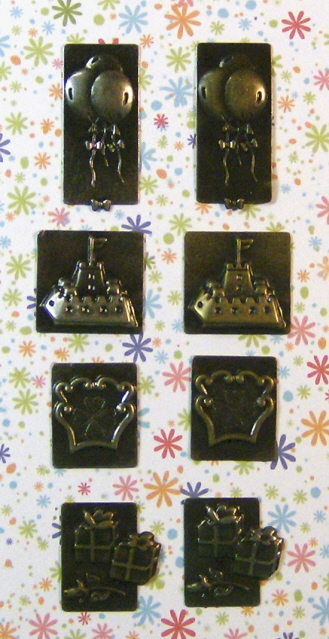 Metal Charms - Party