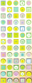 Baby Boy Alphabet Stickers