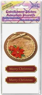Embellishment Stickers - Christmas - Merry Christmas