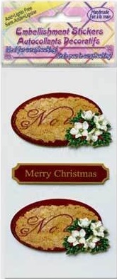 Embellishment Stickers - Christmas - Merry Christmas Noel