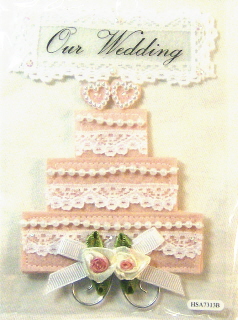 Handmade Art Felt Stickers - Our Wedding