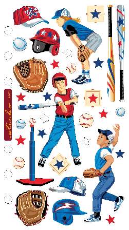 Sticko Stickers-Athletic-T-Ball