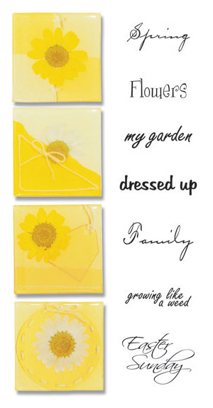 Inspirables Simply Botanicals - Yellow Daisies