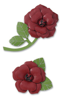 Jolee\'s Leatherettes - Red Roses