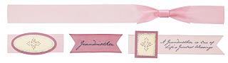 OTMP Family Traditions Adhesive Ribbons-Grandmother/Rose