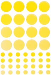 Sticko Tile's Play-Yellow Circle