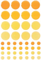 Sticko Tile's Play-Orange Circle