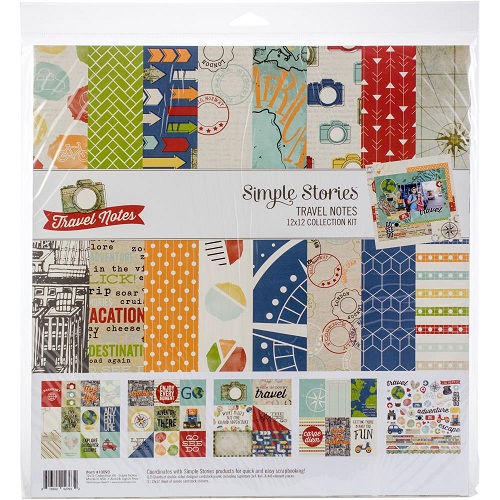 Simple Stories Collection Kit 12\"X12\" Travel Notes