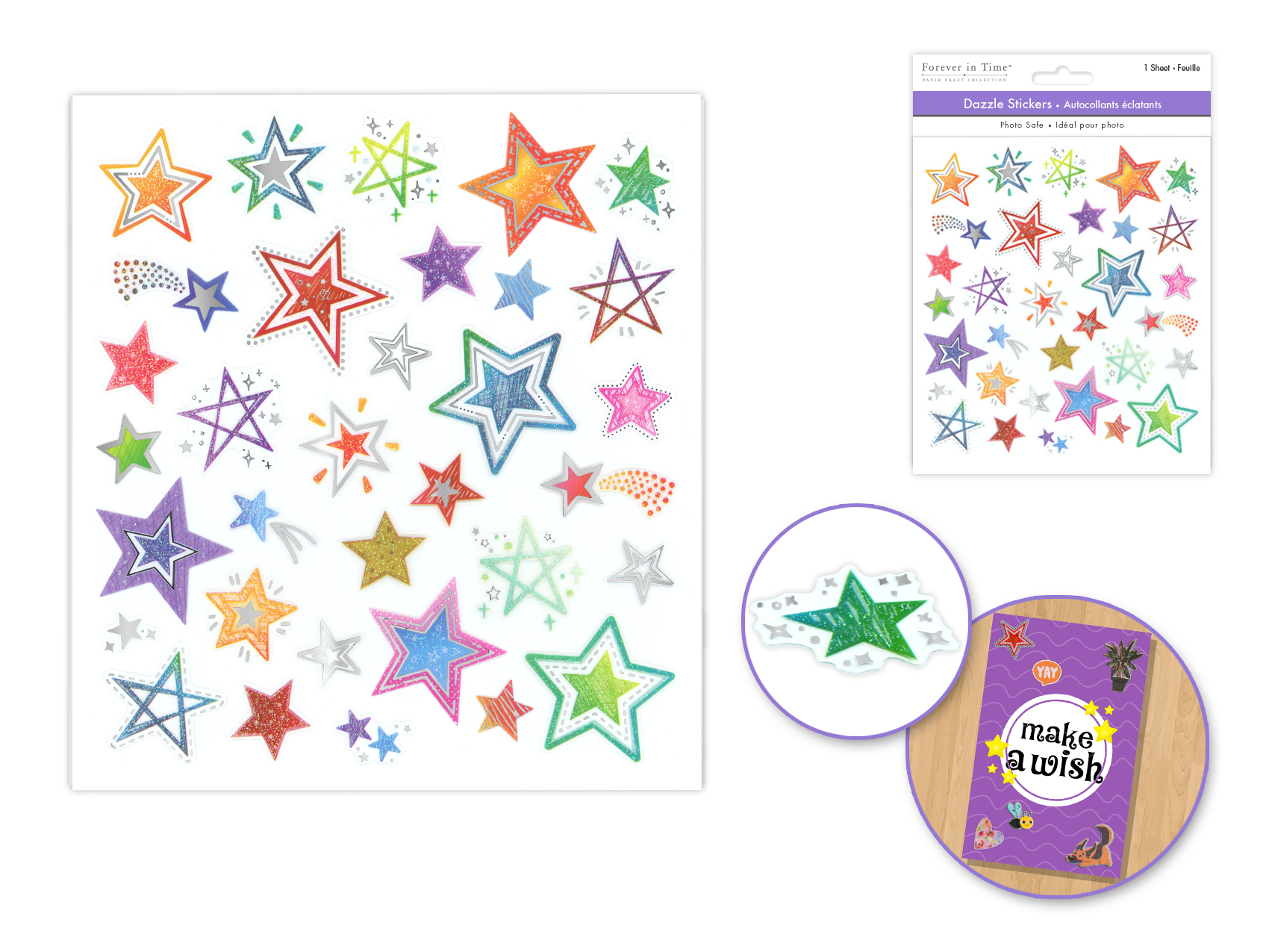 Forever In Time Dazzle Effects Stickers - Stargaze
