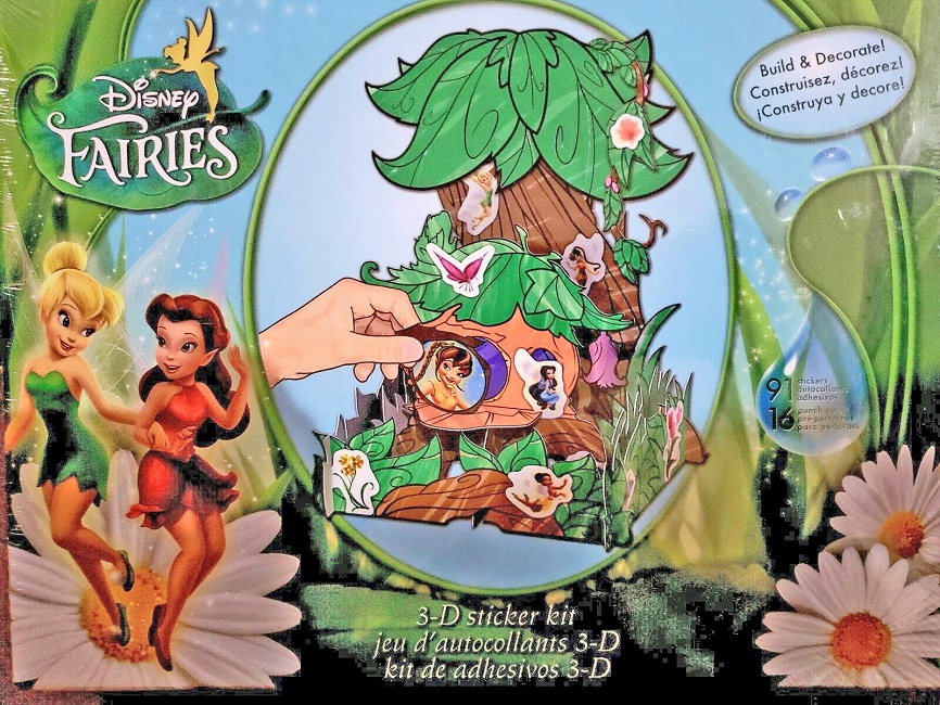 Sandylion Disney Fairies 3-D Sticker Kit