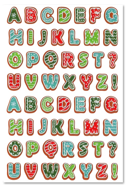 Forever In Time Holiday Trendz 3D Pop-Up Stickers - Mint Lime