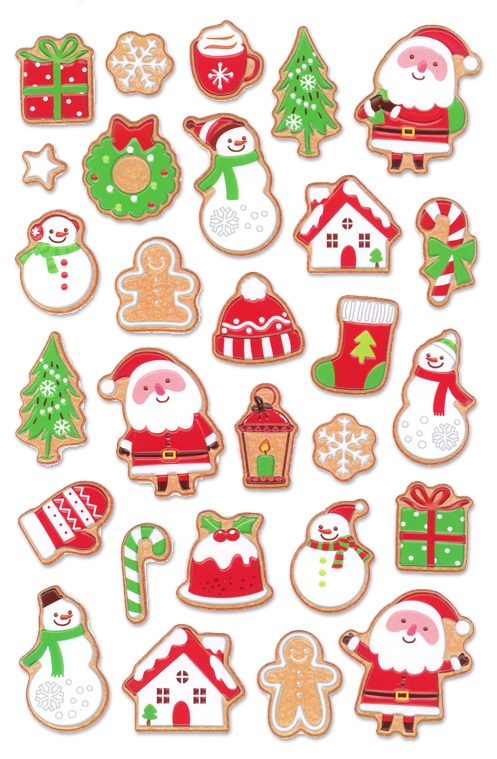 Forever In Time Holiday Trendz 3D Stickers - Mini Icons Wreath