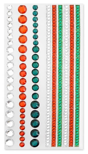 Forever In Time Holiday Trendz Gem Border Accents - Lines x9