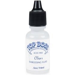 Top Boss Embossing Stamp Pad Refill - Clear