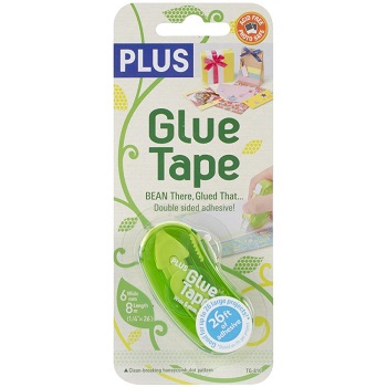 Plus Glue Bean Tape Runner .25\"X26\' - Green