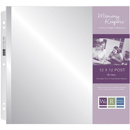 We R Memory Keepers Post Bound Full Page 12"X12" 10/Pkg