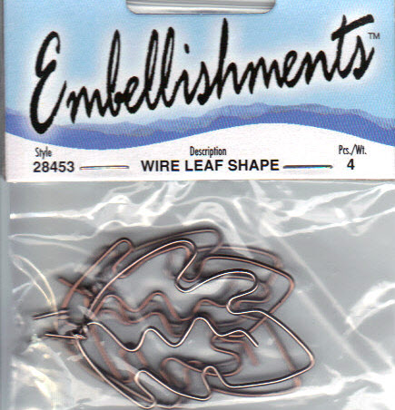 Westrim Embellishments - Wire Leaf Shape