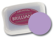 Brilliance Pigment Ink Pad-Pearlescent Purple