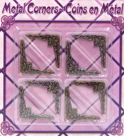 Metal Corners - Floral Vine