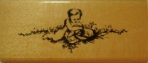 Anita's Stamps-1.75" x 4"-Angel in Grass