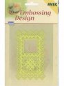Avec Metal Stencil - Embossing Design Rectangle with Square