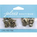 Jolee's Boutique Small-Brass Vintage Hands