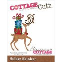 CottageCutz Die 4"X4" - Holiday Reindeer