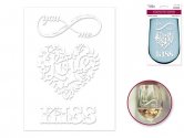 Craft Decor: Glass Etching Effects Stickers - Love