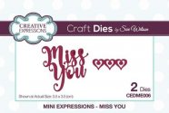 Sue Wilson Mini Expressions Collection Miss You
