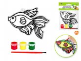 Krafty Kids Kit: DIY 3D Suncatcher w/3 Paints & Brush - Fish