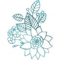 Le Petit Jardin Hotfoil Stamp - Floral Arrangement 2