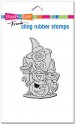 STAMPENDOUS- Cling Rubber Stamp Jack Stack Halloween