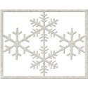 FabScraps Floral Delight Die-Cut - Small Snowflakes
